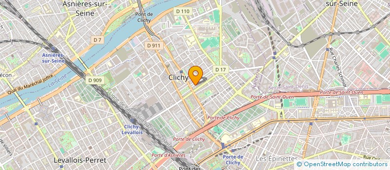localisation de l'entreprise MONSIEUR SEBASTIEN CAYOL à CLICHY