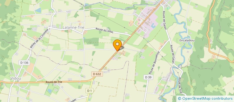 localisation de l'entreprise MONSIEUR SEBASTIEN CAZABAT  TRIE-SUR-BAISE