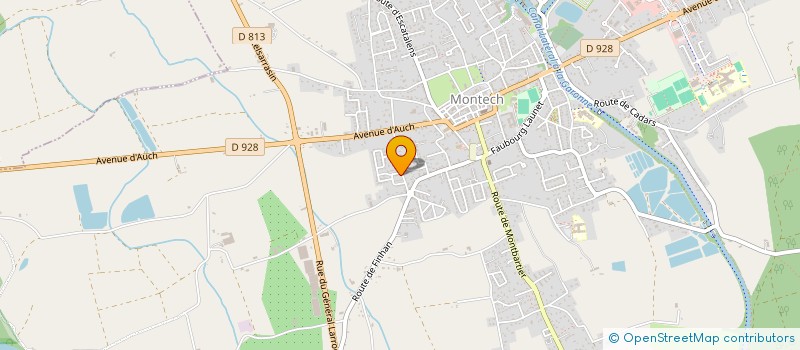 localisation de l'entreprise MONSIEUR SEBASTIEN CAZES  MONTECH