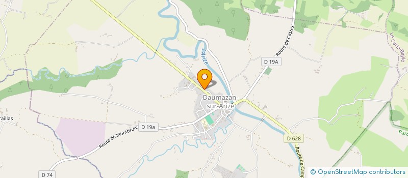 localisation de l'entreprise MONSIEUR SEBASTIEN CELERIER à DAUMAZAN-SUR-ARIZE
