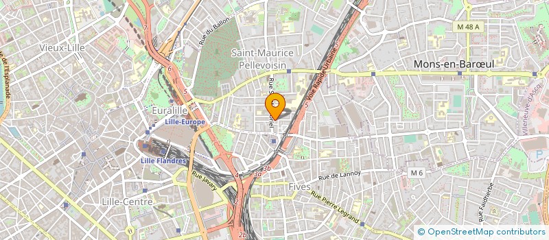 localisation de l'entreprise MONSIEUR SEBASTIEN CERCUS à LILLE