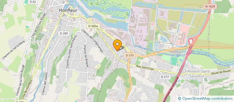 localisation de l'entreprise MONSIEUR SEBASTIEN CHAAL  HONFLEUR