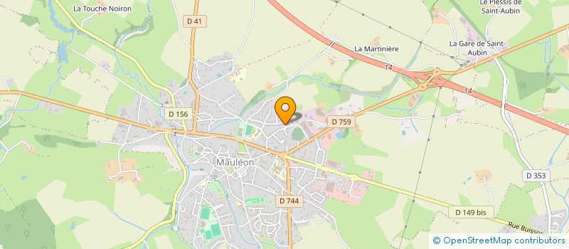 localisation de l'entreprise MONSIEUR SEBASTIEN CHABAUTY  MAULEON