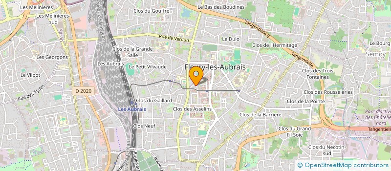 localisation de l'entreprise MONSIEUR SEBASTIEN CHABBA à FLEURY-LES-AUBRAIS