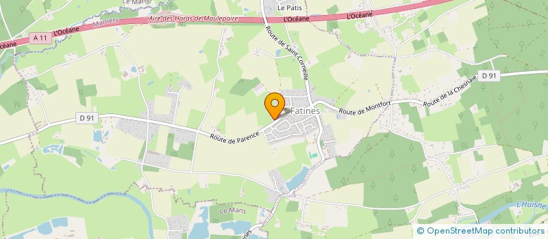 localisation de l'entreprise MONSIEUR SEBASTIEN CHABLES  FATINES