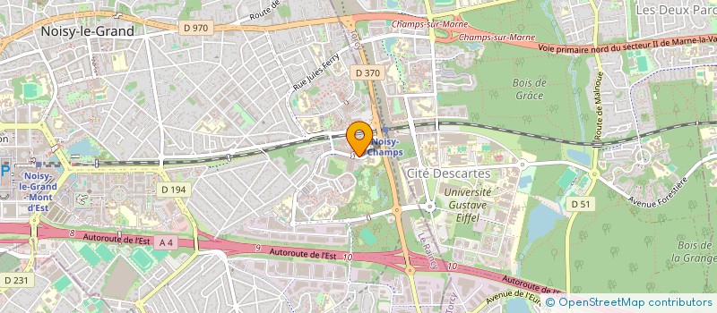 localisation de l'entreprise MONSIEUR SEBASTIEN CHABRIER  NOISY-LE-GRAND