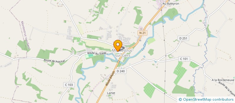 localisation de l'entreprise MONSIEUR SEBASTIEN CHABROT  MONTESTRUC-SUR-GERS