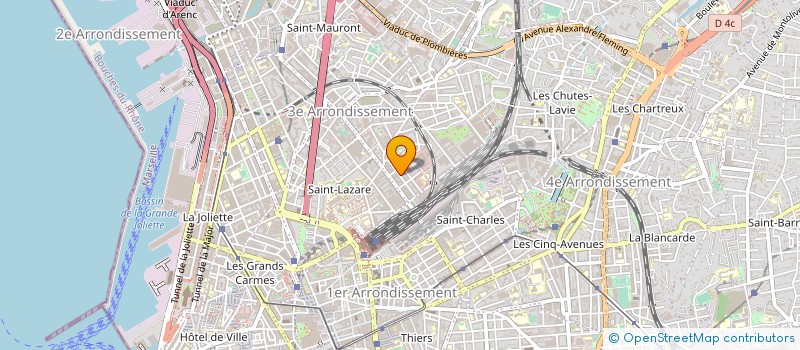 localisation de l'entreprise MONSIEUR SEBASTIEN CHAHINE  MARSEILLE