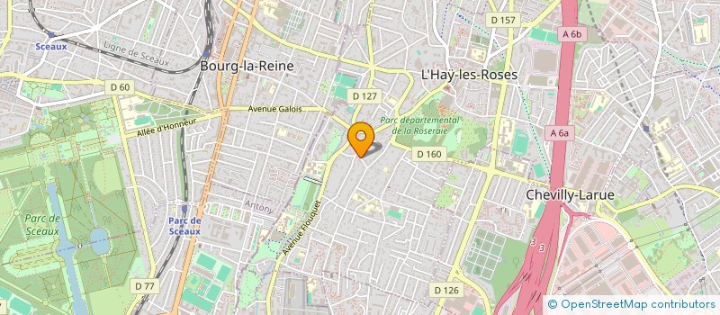 localisation de l'entreprise MONSIEUR SEBASTIEN CHAINE  L'HAY-LES-ROSES