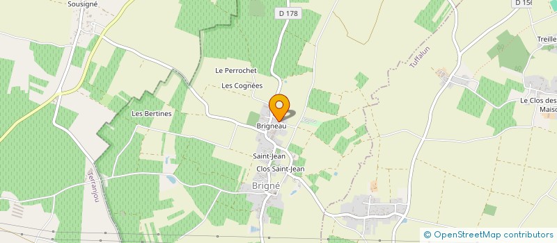 localisation de l'entreprise MONSIEUR SEBASTIEN CHALUMEAU à DENEZE-SOUS-DOUE