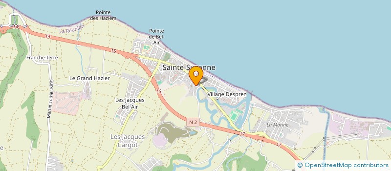 localisation de l'entreprise MONSIEUR SEBASTIEN CHALUMEAUX  SAINTE-SUZANNE