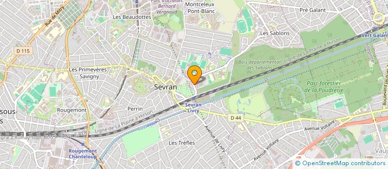 localisation de l'entreprise MONSIEUR SEBASTIEN CHAMBERT à SEVRAN