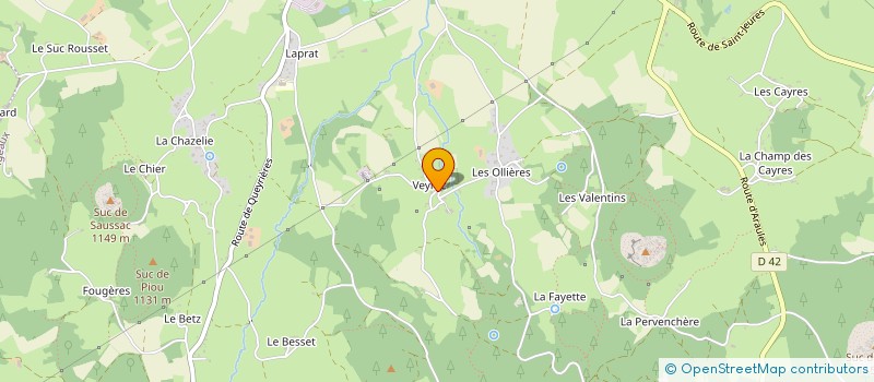 localisation de l'entreprise MONSIEUR SEBASTIEN CHAMBON à YSSINGEAUX