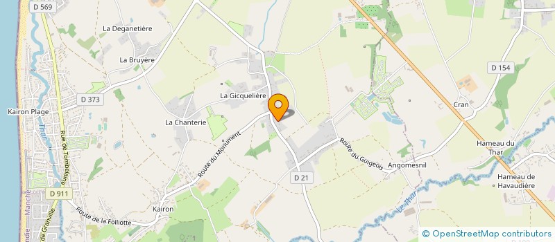 localisation de l'entreprise MONSIEUR SEBASTIEN CHAMPIN  SAINT-PAIR-SUR-MER