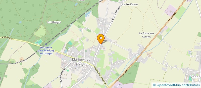 localisation de l'entreprise MONSIEUR SEBASTIEN CHAMPIN à MARIGNY-LES-USAGES