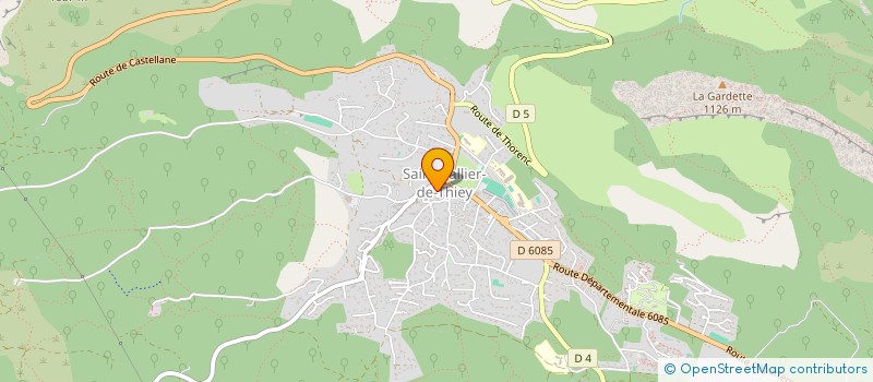 localisation de l'entreprise MONSIEUR SEBASTIEN CHAMPROUX à SAINT-VALLIER-DE-THIEY