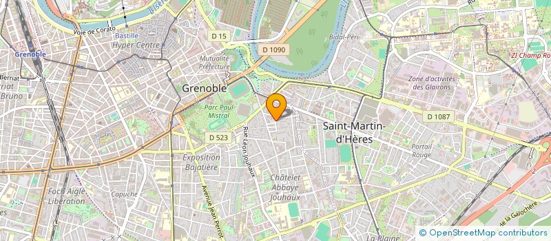 localisation de l'entreprise MONSIEUR SEBASTIEN CHANAL à GRENOBLE