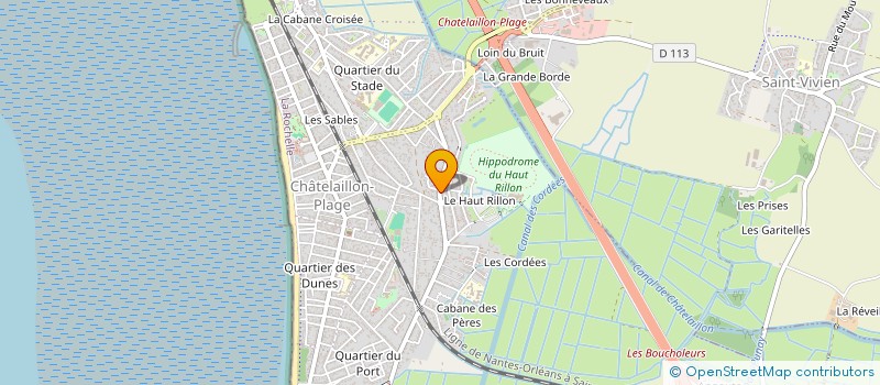 localisation de l'entreprise MONSIEUR SEBASTIEN CHANET à CHATELAILLON-PLAGE