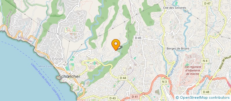 localisation de l'entreprise MONSIEUR SEBASTIEN CHANOL  SCHOELCHER