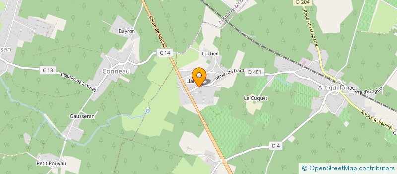 localisation de l'entreprise MONSIEUR SEBASTIEN CHAPELLAN  SAINT-GERMAIN-D'ESTEUIL