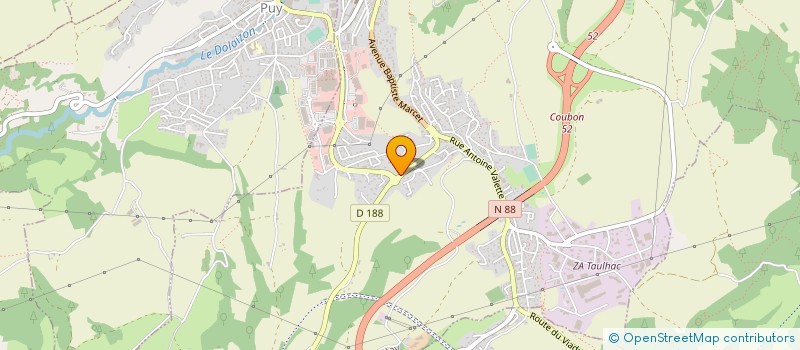 localisation de l'entreprise MONSIEUR SEBASTIEN CHAPYTS  LE PUY-EN-VELAY