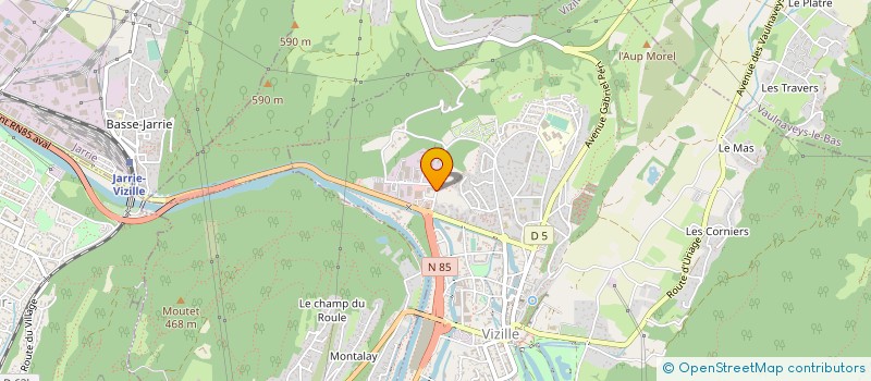 localisation de l'entreprise MONSIEUR SEBASTIEN CHARLES à VIZILLE