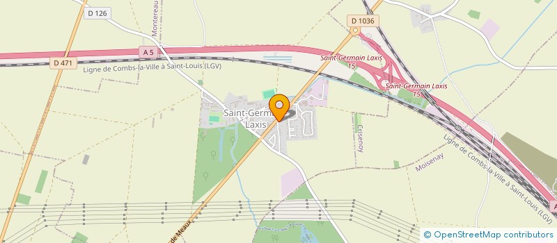 localisation de l'entreprise MONSIEUR SEBASTIEN CHARLES  SAINT-GERMAIN-LAXIS