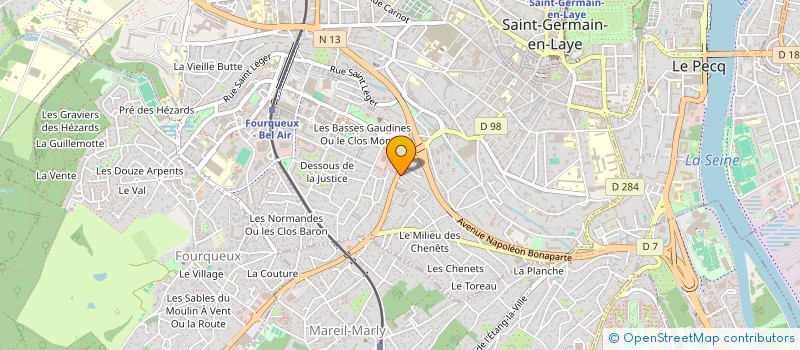 localisation de l'entreprise MONSIEUR SEBASTIEN CHARLES  SAINT-GERMAIN-EN-LAYE