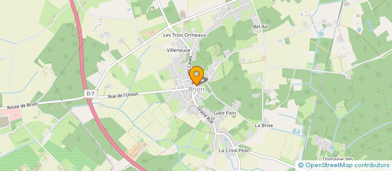 localisation de l'entreprise MONSIEUR SEBASTIEN CHAROBERT à BRISSAC LOIRE AUBANCE
