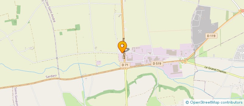 localisation de l'entreprise MONSIEUR SEBASTIEN CHARPENAY  LA COTE-SAINT-ANDRE