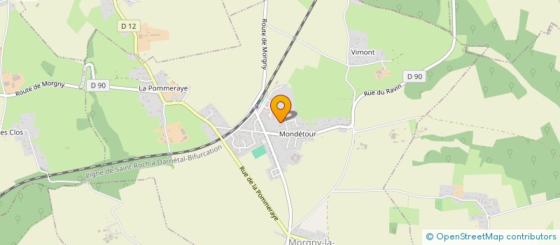 localisation de l'entreprise MONSIEUR SEBASTIEN CHARPENTIER  MORGNY-LA-POMMERAYE