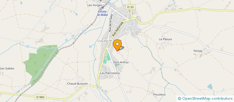 localisation de l'entreprise MONSIEUR SEBASTIEN CHARTIER à LUCAY-LE-MALE