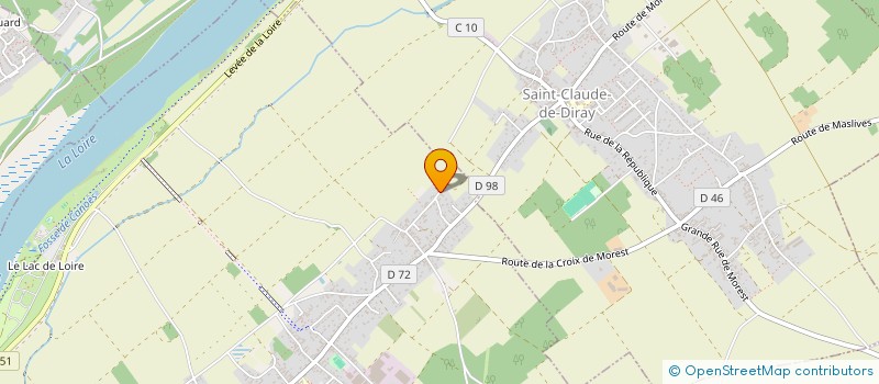 localisation de l'entreprise MONSIEUR SEBASTIEN CHARTIN à VINEUIL