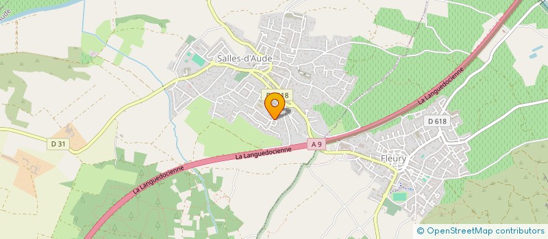 localisation de l'entreprise MONSIEUR SEBASTIEN CHARVET  SALLES-D'AUDE