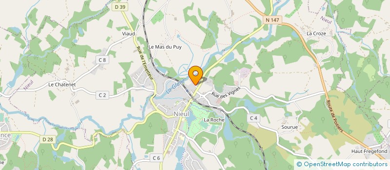 localisation de l'entreprise MONSIEUR SEBASTIEN CHAUCHET à NIEUL