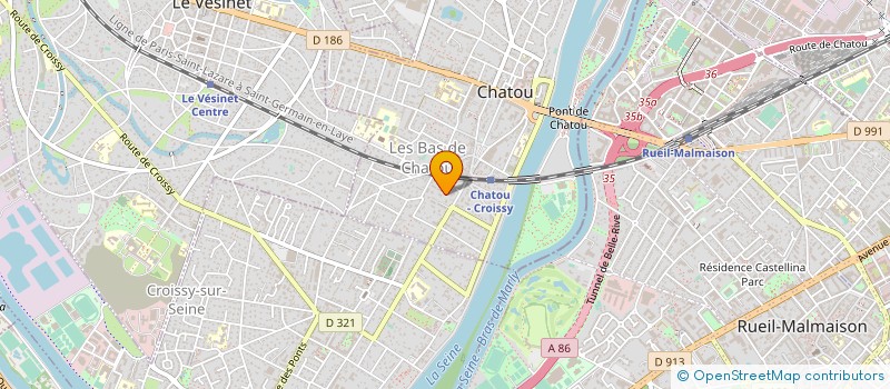 localisation de l'entreprise MONSIEUR SEBASTIEN CHAUFOUR  CHATOU