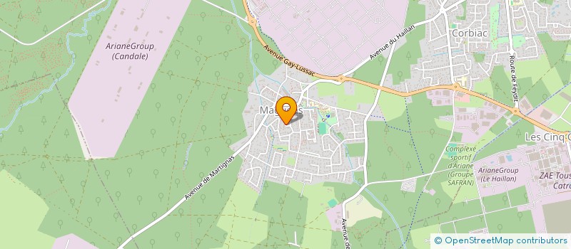 localisation de l'entreprise MONSIEUR SEBASTIEN CHAUMEL  SAINT MEDARD EN JALLES