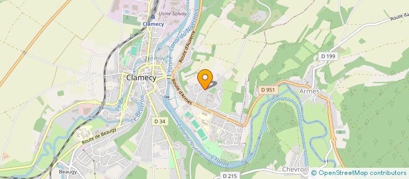 localisation de l'entreprise MONSIEUR SEBASTIEN CHAUMETTE à LA CHAPELLE-SAINT-ANDRE