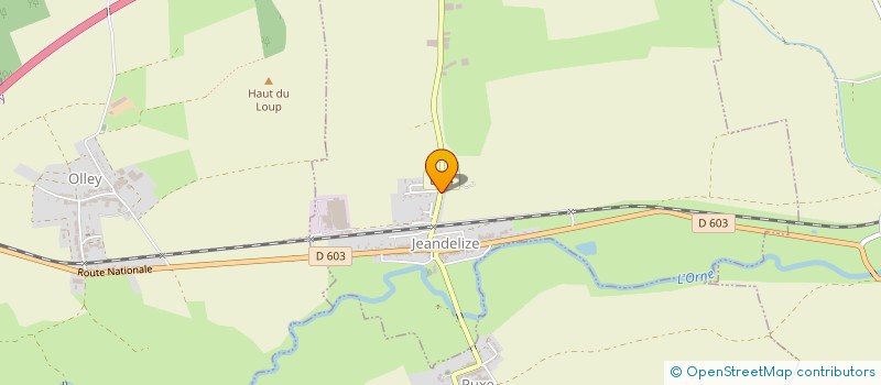 localisation de l'entreprise MONSIEUR SEBASTIEN CHAUVET  JEANDELIZE