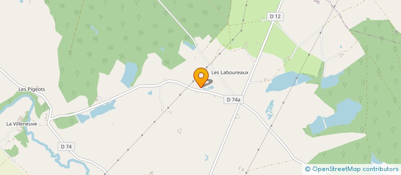 localisation de l'entreprise MONSIEUR SEBASTIEN CHAYETTE à JEU-LES-BOIS