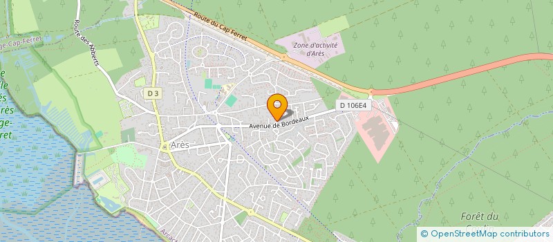 localisation de l'entreprise MONSIEUR SEBASTIEN CHELLES  ARES