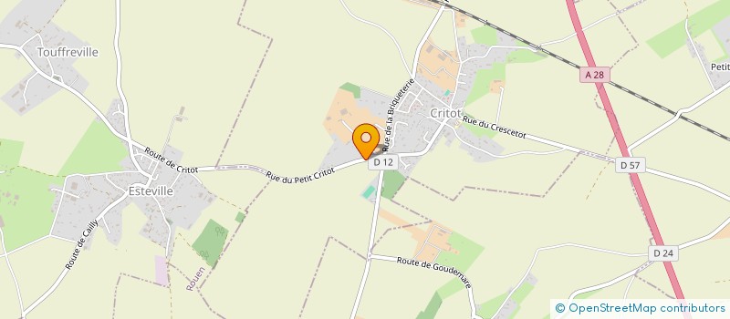 localisation de l'entreprise MONSIEUR SEBASTIEN CHEMIN  CRITOT