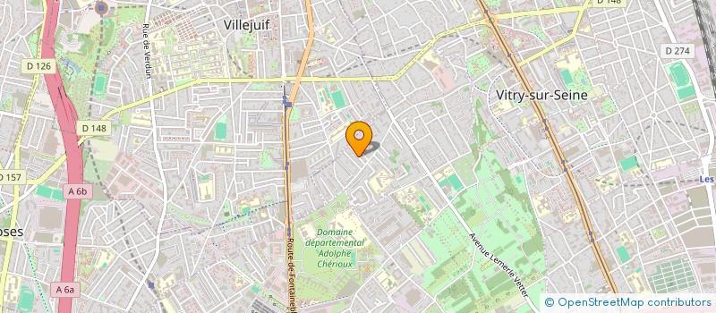 localisation de l'entreprise MONSIEUR SEBASTIEN CHENOUARD  VITRY-SUR-SEINE