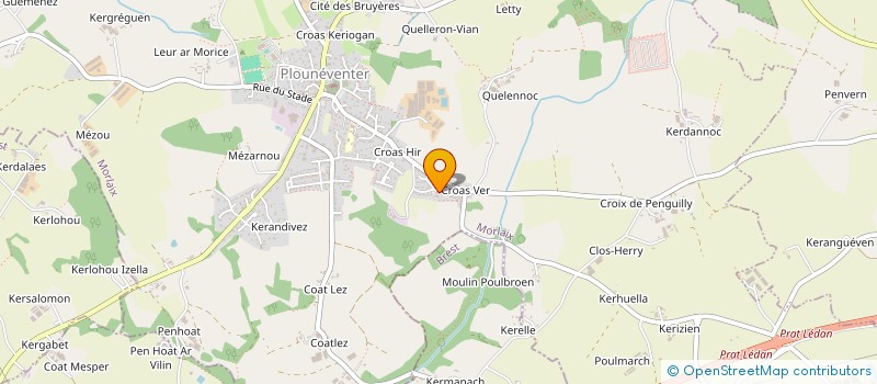 localisation de l'entreprise MONSIEUR SEBASTIEN CHERDO  PLOUNEVENTER