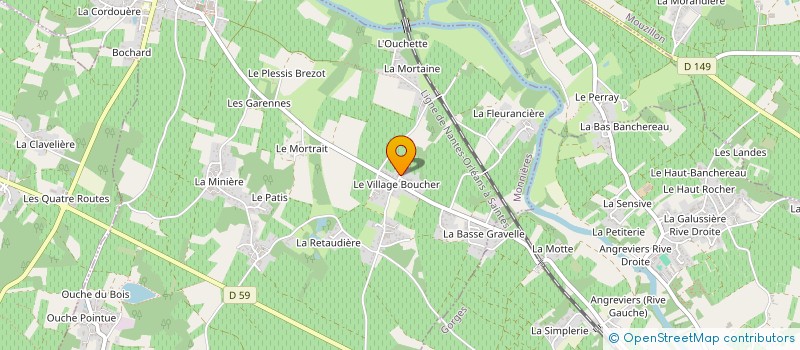 localisation de l'entreprise MONSIEUR SEBASTIEN CHEREAU à MONNIERES