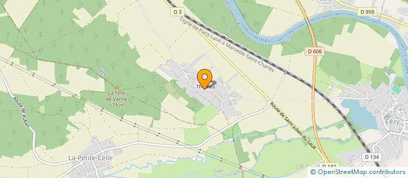 localisation de l'entreprise MONSIEUR SEBASTIEN CHEREAU  CEZY