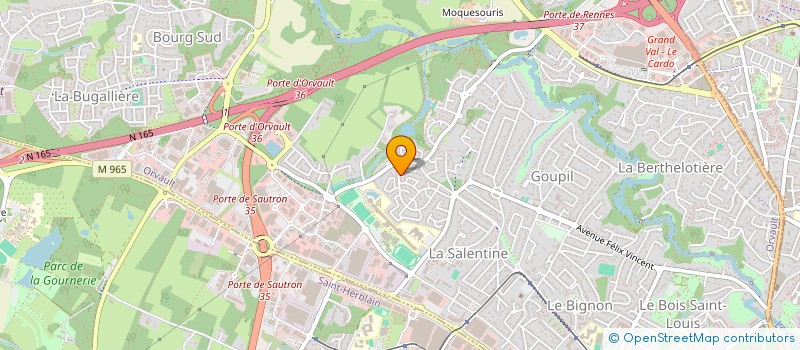 localisation de l'entreprise MONSIEUR SEBASTIEN CHERET à ORVAULT