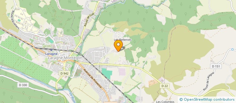 localisation de l'entreprise MONSIEUR SEBASTIEN CHERON  LARAGNE-MONTEGLIN