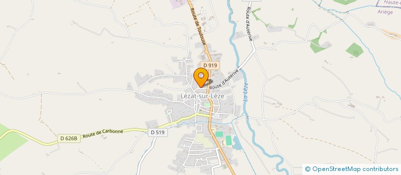 localisation de l'entreprise MONSIEUR SEBASTIEN CHERY à LEZAT-SUR-LEZE