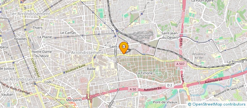 localisation de l'entreprise MONSIEUR SEBASTIEN CHEVALIER  MARSEILLE